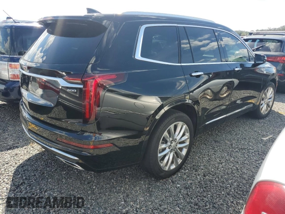 2020 Cadillac XT6 FWD Premium Luxury with VIN 1GYKPCRS8LZ178243, listed as a Copart auction lot 74697464 with 0 mi miles and Salvage Title. Bid and sale history available at carsss.com. Image 3.