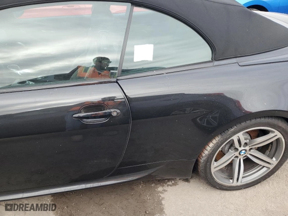 2007 BMW 6 Series M6 with VIN WBSEK93557CY78925, listed as a Copart auction lot 76518944 with 0 mi miles and Salvage Title. Bid and sale history available at carsss.com. Image 12.