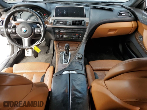 2018 BMW 6 Series 640i with VIN WBA6D0C52JG852944, listed as a Copart auction lot 54681154 with 111,650 mi miles and Salvage Title. Bid and sale history available at carsss.com. Image 8.