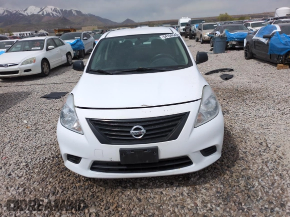 2013 Nissan Versa S Plus with VIN 3N1CN7AP8DL819076, listed as a Copart auction lot 54154645 with 147,725 mi miles and Salvage title. Bid and sale history available at DreamBid. Image 5.