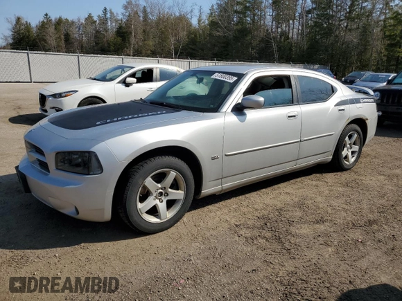 2010 Dodge Charger SXT with VIN 2B3CA3CV5AH233504, listed as a Copart auction lot 51800395 with 253,535 mi miles and Salvage Title. Bid and sale history available at carsss.com. Image 1.