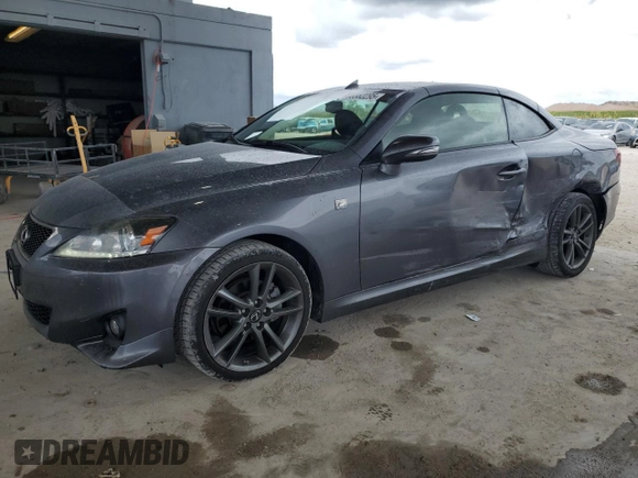 2013 Lexus IS 250 C with VIN JTHFF2C20D2528955, listed as a Copart auction lot 55382295 with 108,397 mi miles and Salvage title. Bid and sale history available at DreamBid. Image 1.