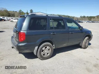 2005 Honda Pilot EX-L with VIN 5FNYF18505B022791, listed as a Copart auction lot 49183525 with 110,113 mi miles and Salvage Title. Bid and sale history available at carsss.com. Image 3.