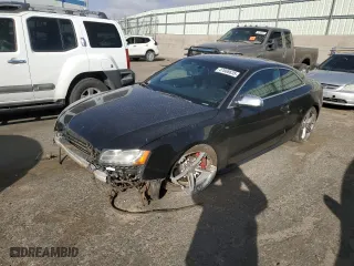 2011 Audi S5 Premium Plus with VIN WAUCVAFR0BA009012, listed as a Copart auction lot 47668635 with 98,483 mi miles and Salvage Title. Bid and sale history available at carsss.com. Image 1.