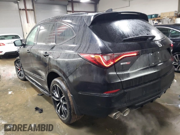 2023 Acura MDX Type S w/Advance Package with VIN 5J8YD8H80PL001286, listed as a Copart auction lot 86610724 with 41,838 mi miles and Salvage Title. Bid and sale history available at carsss.com. Image 2.
