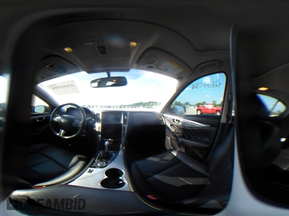 2014 Infiniti Q50 Sport with VIN JN1BV7AR4EM698230, listed as a IAAI auction lot 42664588 with 129,411 mi miles and . Bid and sale history available at DreamBid. Image 19.