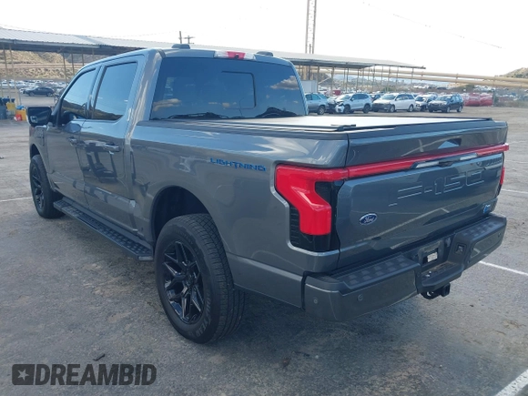 2023 Ford F-150 Lightning Pro with VIN 1FT6W1EV8PWG25191, listed as a IAAI auction lot 41716529 with 5,191 mi miles and . Bid and sale history available at DreamBid. Image 3.