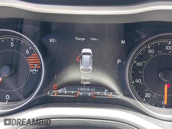 2016 Jeep Cherokee Limited с VIN 1C4PJMDB6GW142956, выставлен на аукционе IAAI как лот 42779783 с пробегом 136 836 миль миль и . История ставок и продаж доступна на DreamBid. Изображение 15.
