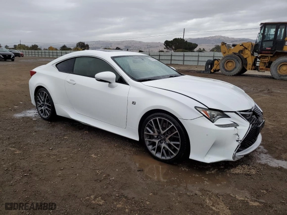 2016 Lexus RC 200t with VIN JTHHA5BC3G5003314, listed as a Copart auction lot 82010384 with 51,104 mi miles and Clean Title. Bid and sale history available at carsss.com. Image 4.