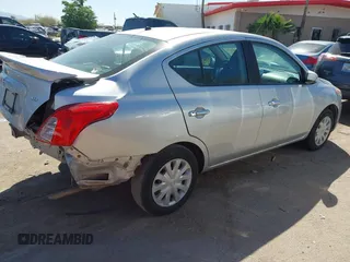 2018 Nissan Versa Sedan SV with VIN 3N1CN7AP8JK438703, listed as a IAAI auction lot 41901137 with 90,646 mi miles. Bid and sale history available at carsss.com. Image 4.