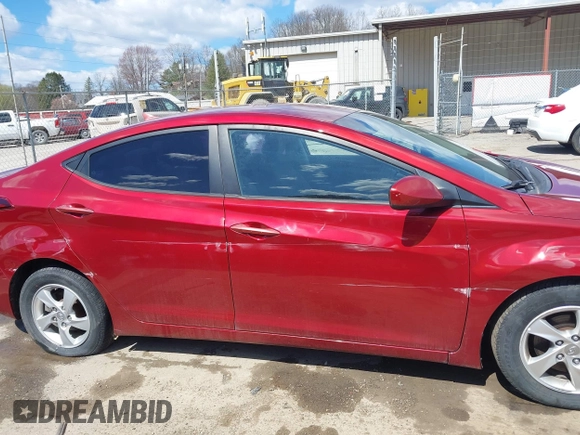 2015 Hyundai Elantra SE z VIN 5NPDH4AE5FH573354, wystawiony jako IAAI lot #41891143 z przebiegiem 161 821 mil mil oraz . Historia ofert i sprzedaży dostępna na DreamBid. Obrazek 6.