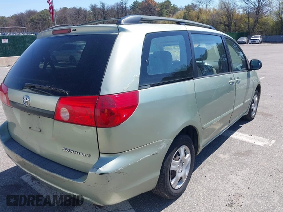 2006 Toyota Sienna CE with VIN 5TDZA23C36S497492, listed as a IAAI auction lot 42083187 with 169,514 mi miles. Bid and sale history available at carsss.com. Image 4.