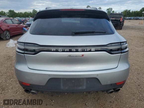 2020 Porsche Macan S с VIN WP1AB2A53LLB31591, выставлен на аукционе Copart как лот 56244825 с пробегом 54 964 миль миль и Списание • Salvage title. История ставок и продаж доступна на DreamBid. Изображение 6.