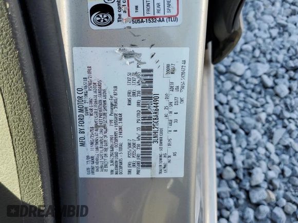 2010 Lincoln MKZ z VIN 3LNHL2GC8AR644901, wystawiony jako Copart lot #56098095 z przebiegiem 165 989 mil mil oraz Nie do naprawy • Non repairable. Historia ofert i sprzedaży dostępna na DreamBid. Obrazek 12.