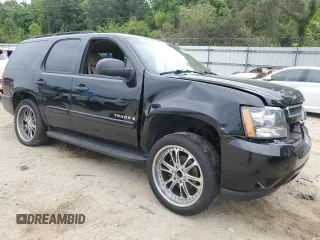 2008 Chevrolet Tahoe LS with VIN 1GNFC13C48R152651, listed as a Copart auction lot 56142225 with 221,172 mi miles and Salvage title. Bid and sale history available at DreamBid. Image 4.