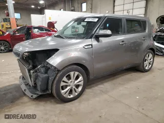 2015 Kia Soul + with VIN KNDJP3A55F7193547, listed as a Copart auction lot 46675965 with NaN miles and Salvage Title. Bid and sale history available at carsss.com. Image 1.