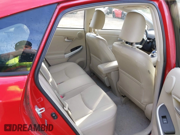 2011 Toyota Prius I with VIN JTDKN3DU2B5330785, listed as a IAAI auction lot 41710450 with 116,311 mi miles and . Bid and sale history available at DreamBid. Image 8.