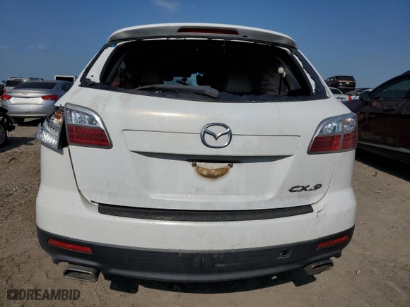 2012 Mazda CX-9 Touring with VIN JM3TB2CA7C0334366, listed as a Copart auction lot 53081015 with 0 mi miles and Salvage Title. Bid and sale history available at carsss.com. Image 6.
