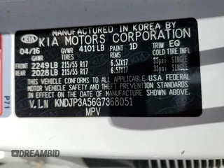 2016 Kia Soul + z VIN KNDJP3A56G7368051, wystawiony jako Copart lot #57609315 z przebiegiem 116 612 mil mil oraz Czysty tytuł • Clean title. Historia ofert i sprzedaży dostępna na DreamBid. Obrazek 12.