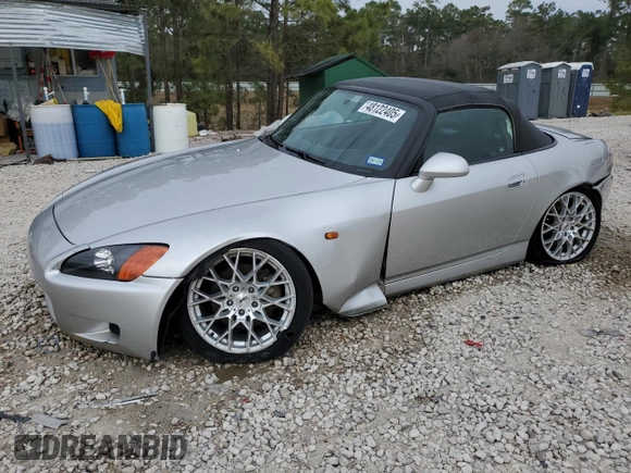 2003 Honda S2000 with VIN JHMAP11413T002901, listed as a Copart auction lot 48122405 with 208,560 mi miles and Salvage Title. Bid and sale history available at DreamBid. Image 1.
