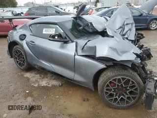 2021 Toyota GR Supra 3.0 with VIN WZ1DB0C02MW036414, listed as a Copart auction lot 46952475 with 0 mi miles and Non Repairable. Bid and sale history available at carsss.com. Image 4.