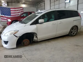 2010 Mazda 5 Sport with VIN JM1CR2W3XA0374407, listed as a Copart auction lot 61870014 with 196,210 mi miles and Salvage Title. Bid and sale history available at DreamBid. Image 1.