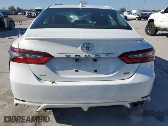 2021 Toyota Camry SE Nightshade with VIN 4T1G11AK6MU477558, listed as a Copart auction lot 46234885 with 77,049 mi miles and Salvage Title. Bid and sale history available at carsss.com. Image 6.