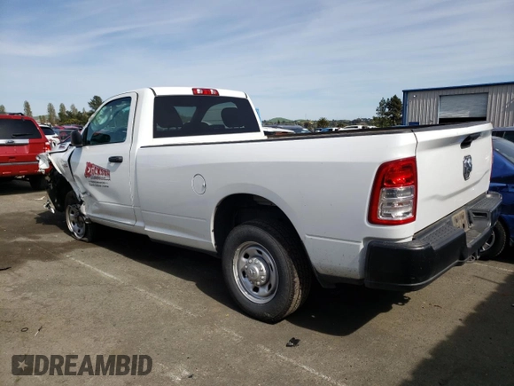 2021 Ram 2500 Tradesman with VIN 3C6MR4AJ5MG673882, listed as a Copart auction lot 50103884 with 70,455 mi miles and Salvage title. Bid and sale history available at DreamBid. Image 2.