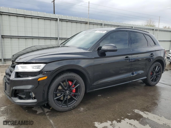 2019 Audi SQ5 Prestige with VIN WA1C4AFY1K2096680, listed as a Copart auction lot 51152345 with 50,224 mi miles and Salvage Title. Bid and sale history available at carsss.com. Image 1.