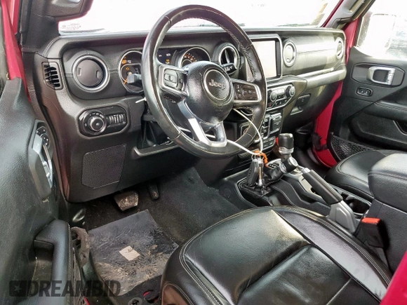 2022 Jeep Wrangler Unlimited Sahara z VIN 1C4HJXEN0NW106045, wystawiony jako Copart lot #61257055 z przebiegiem 104 937 mil mil oraz Szkoda całkowita • Salvage title. Historia ofert i sprzedaży dostępna na DreamBid. Obrazek 8.