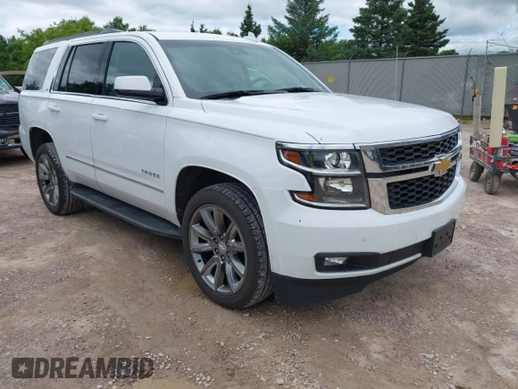 2020 Chevrolet Tahoe LT with VIN 1GNSKBKC8LR108377, listed as a IAAI auction lot 42545775 with 90,425 mi miles and . Bid and sale history available at DreamBid. Image 1.