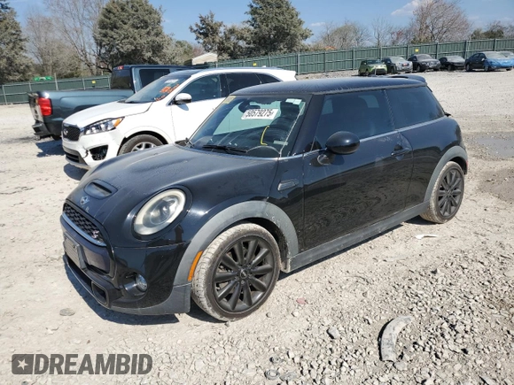 2016 MINI Hardtop S with VIN WMWXP7C55G3B49216, listed as a Copart auction lot 50579275 with 107,977 mi miles and Salvage Title. Bid and sale history available at DreamBid. Image 1.