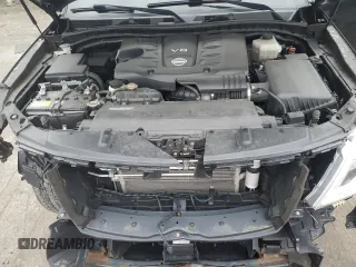 2020 Nissan Armada SL with VIN JN8AY2NC6L9617290, listed as a Copart auction lot 49095875 with 75,322 mi miles and Salvage Title. Bid and sale history available at carsss.com. Image 12.