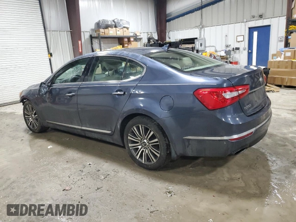 2014 Kia Cadenza Premium with VIN KNALN4D77E5134637, listed as a Copart auction lot 83907434 with 141,104 mi miles and Salvage Title. Bid and sale history available at carsss.com. Image 2.