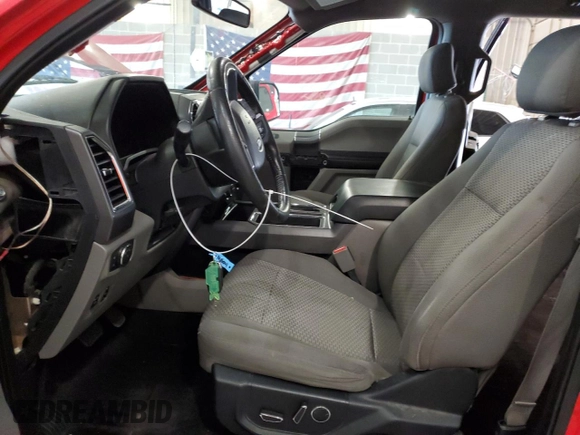 2015 Ford F-150 XLT with VIN 1FTEW1E88FKE62036, listed as a Copart auction lot 58224795 with 140,013 mi miles and Salvage title. Bid and sale history available at DreamBid. Image 7.