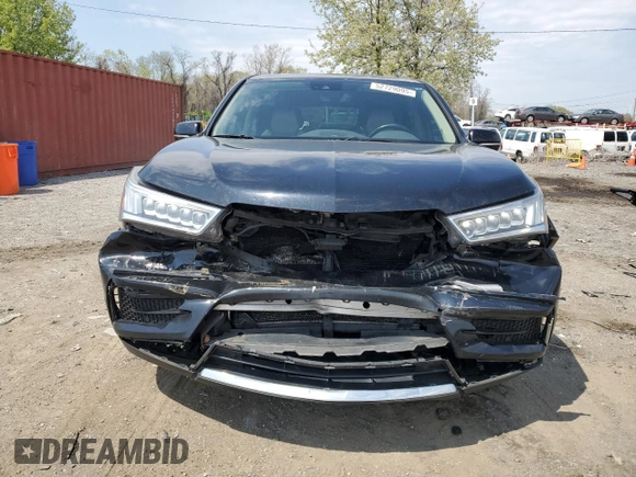 2017 Acura MDX Technology z VIN 5FRYD4H55HB005205, wystawiony jako Copart lot #52729095 z przebiegiem 122 333 mil mil oraz Szkody całkowita. Historia ofert i sprzedaży dostępna na DreamBid. Obrazek 5.