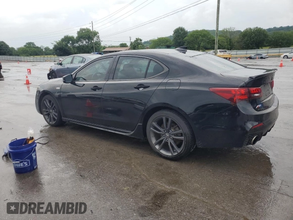 2019 Acura TLX w/A-Spec Pkg with VIN 19UUB3F68KA006619, listed as a Copart auction lot 59289515 with 120,539 mi miles and Salvage title. Bid and sale history available at DreamBid. Image 2.
