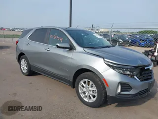 2023 Chevrolet Equinox LT z VIN 3GNAXUEG9PS168677, wystawiony jako IAAI lot #42387549 z przebiegiem 55 384 mil mil oraz . Historia ofert i sprzedaży dostępna na DreamBid. Obrazek 1.