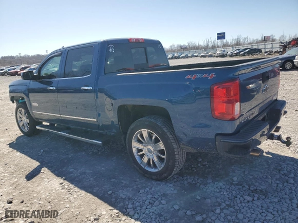 2017 Chevrolet Silverado 1500 High Country with VIN 3GCUKTEC4HG130595, listed as a Copart auction lot 46043255 with 105,670 mi miles and Salvage Title. Bid and sale history available at carsss.com. Image 2.