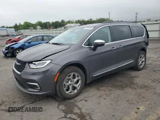 2023 Chrysler Pacifica Limited with VIN 2C4RC3GG5PR514994, listed as a Copart auction lot 55798155 with 24,972 mi miles and Salvage title. Bid and sale history available at DreamBid. Image 1.
