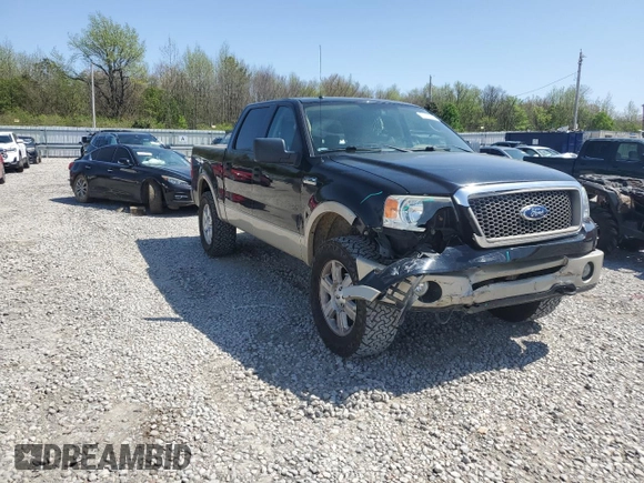 2007 Ford F-150 XLT with VIN 1FTPW14V57KC63057, listed as a Copart auction lot 51141915 with 151,540 mi miles and Salvage Title. Bid and sale history available at carsss.com. Image 4.