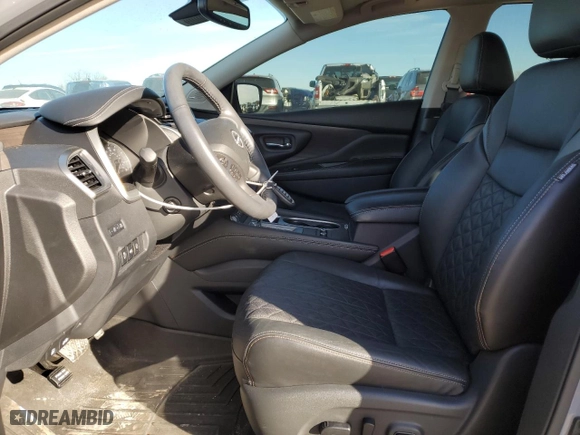 2023 Nissan Murano Platinum with VIN 5N1AZ2DS2PC107556, listed as a Copart auction lot 82420274 with 38,702 mi miles and Salvage Title. Bid and sale history available at carsss.com. Image 7.