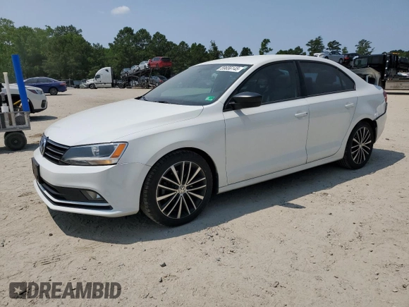 2016 Volkswagen Jetta Sport with VIN 3VWD17AJ7GM242724, listed as a Copart auction lot 59656145 with 116,959 mi miles and Salvage title. Bid and sale history available at DreamBid. Image 1.