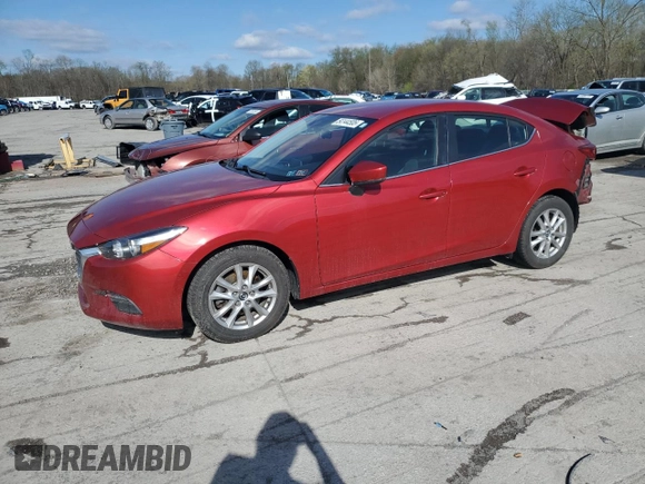 2017 Mazda 3 Sport with VIN 3MZBN1U75HM131437, listed as a Copart auction lot 54144505 with 73,000 mi miles and Salvage Title. Bid and sale history available at DreamBid. Image 1.