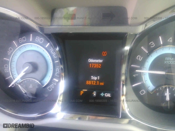 2012 Buick LaCrosse Leather with VIN 1G4GC5E33CF322148, listed as a IAAI auction lot 18565305 with 17,352 mi miles. Bid and sale history available at carsss.com. Image 7.