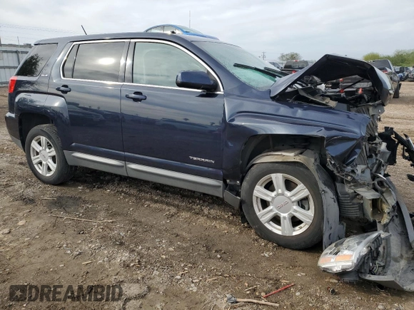 2016 GMC Terrain SLE with VIN 2GKALMEK9G6100679, listed as a Copart auction lot 88978995 with 96,060 mi miles and Salvage Title. Bid and sale history available at carsss.com. Image 4.