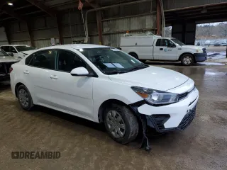 2023 Kia Rio LX with VIN 3KPA24ADXPE615843, listed as a Copart auction lot 47660125 with 27,841 mi miles and Salvage Title. Bid and sale history available at DreamBid. Image 4.