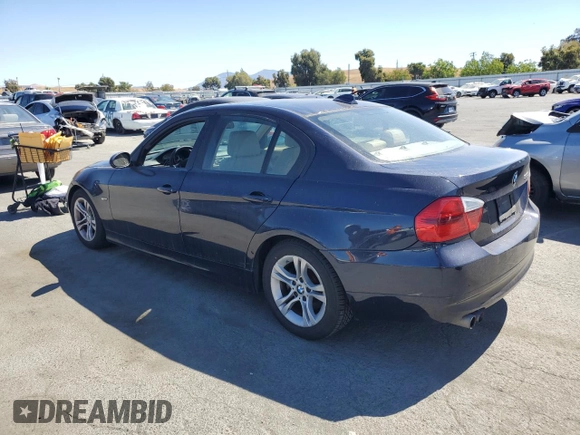 2008 BMW 3 Series 328i with VIN WBAVC57548NK78262, listed as a Copart auction lot 71132994 with 120,872 mi miles and Clean title. Bid and sale history available at DreamBid. Image 2.