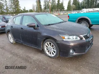2013 Lexus CT 200h Hybrid with VIN JTHKD5BH6D2134372, listed as a IAAI auction lot 41882762 with 182,919 mi miles. Bid and sale history available at carsss.com. Image 1.