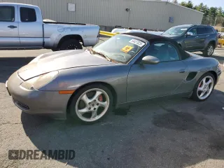 2001 Porsche Boxster S with VIN WP0CB29841U662458, listed as a Copart auction lot 54427025 with 124,281 mi miles and Clean Title. Bid and sale history available at carsss.com. Image 1.